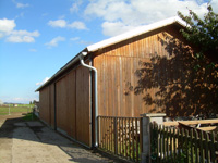 Montovaná dřevěná velká garáž